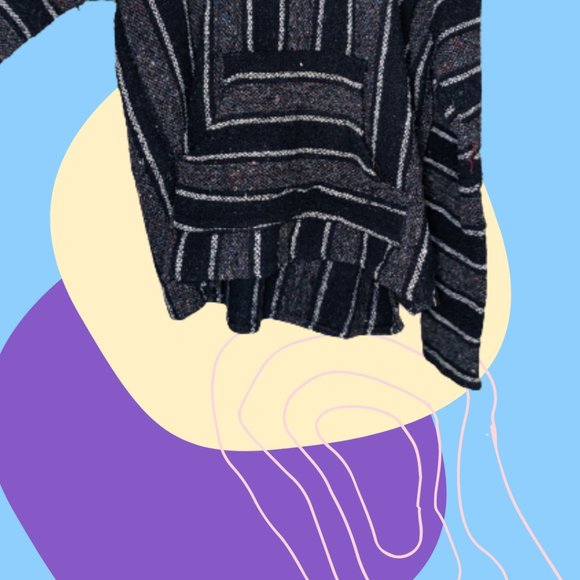 Plus Blue Blanket Sweater - Picture 3 of 3